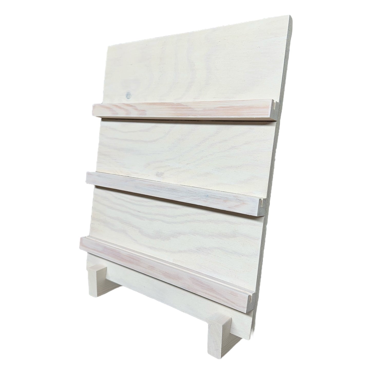 Grooved Card Backed Product Display Plywood Earring Card Display