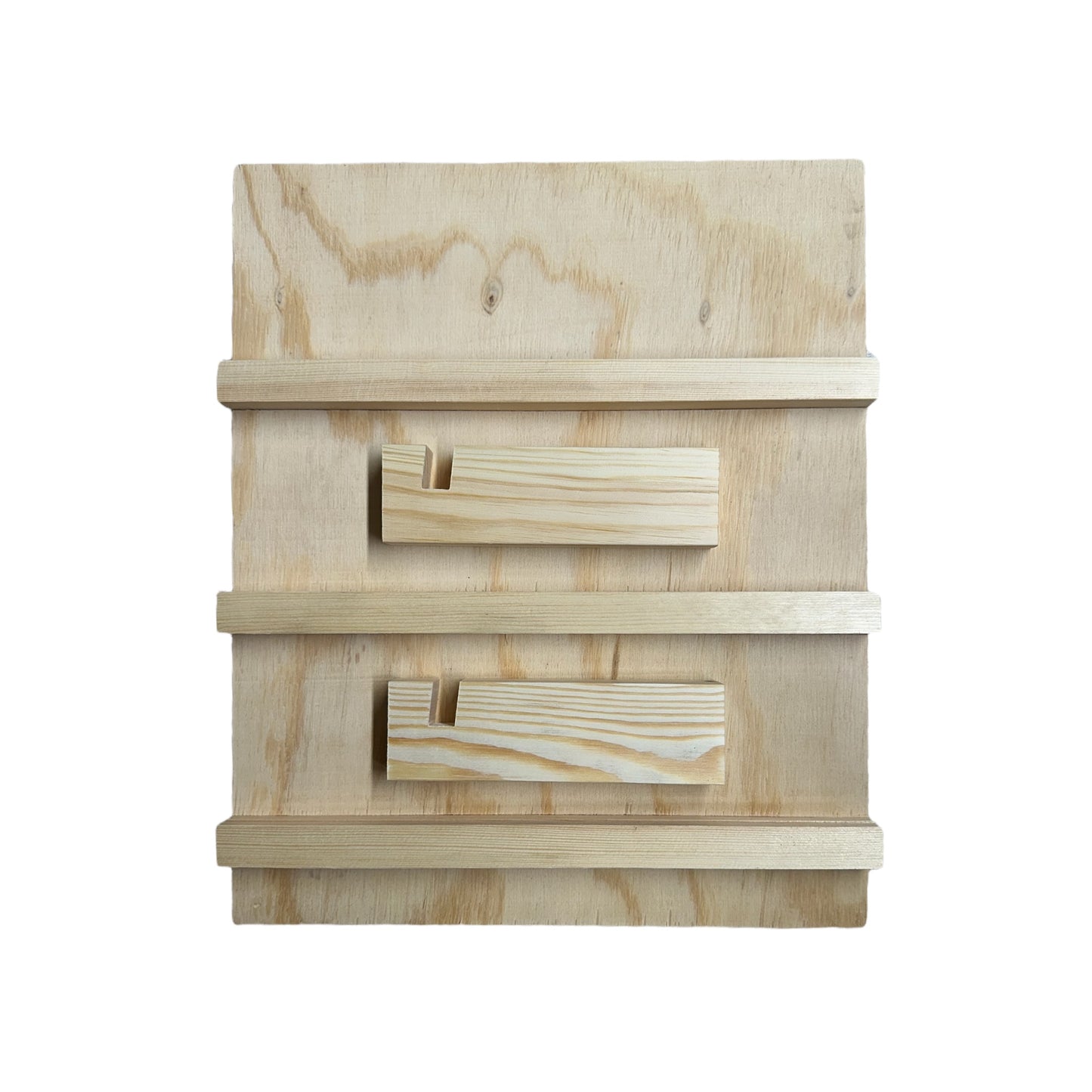 Grooved Card Backed Product Display Plywood Earring Card Display