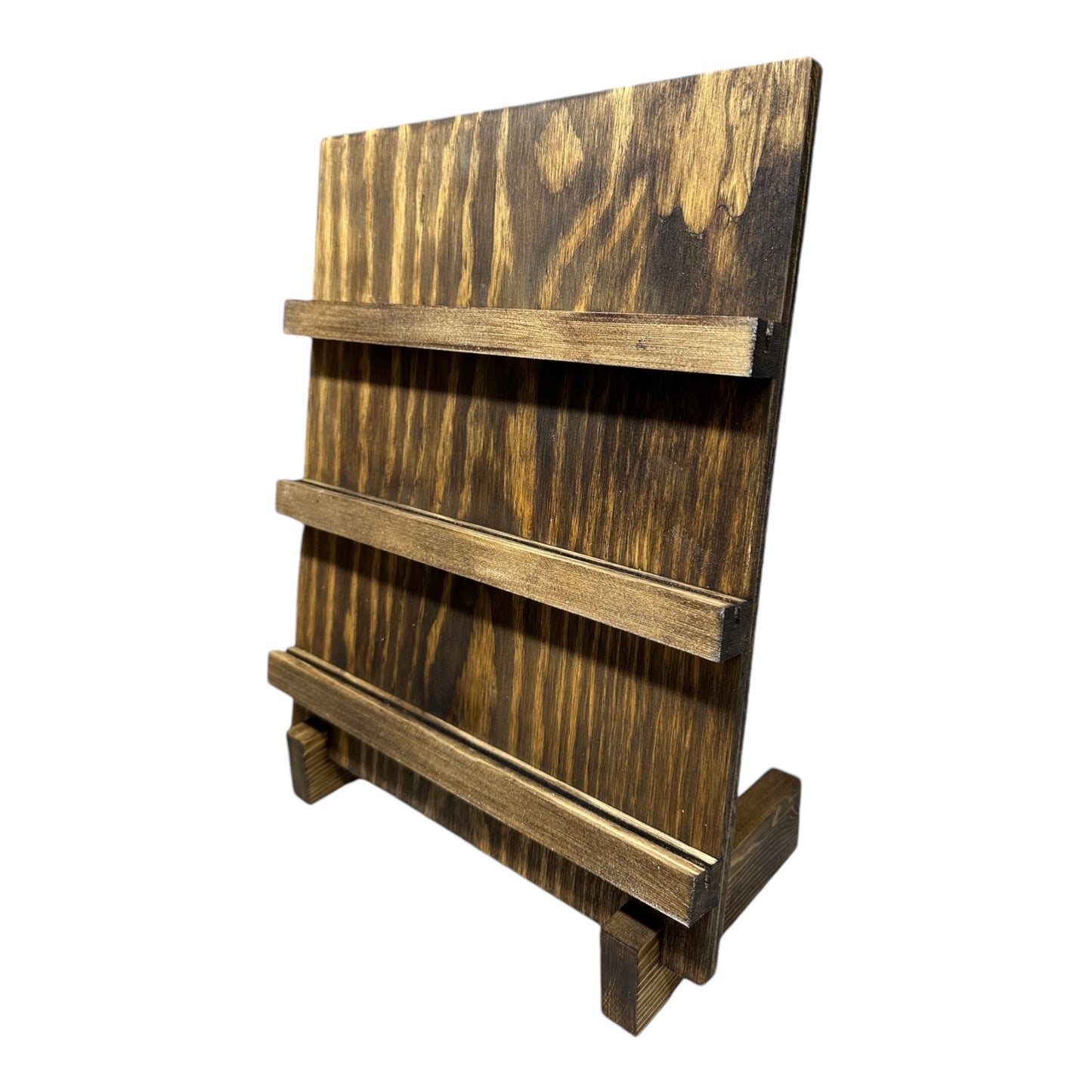Grooved Card Backed Product Display Plywood Earring Card Display