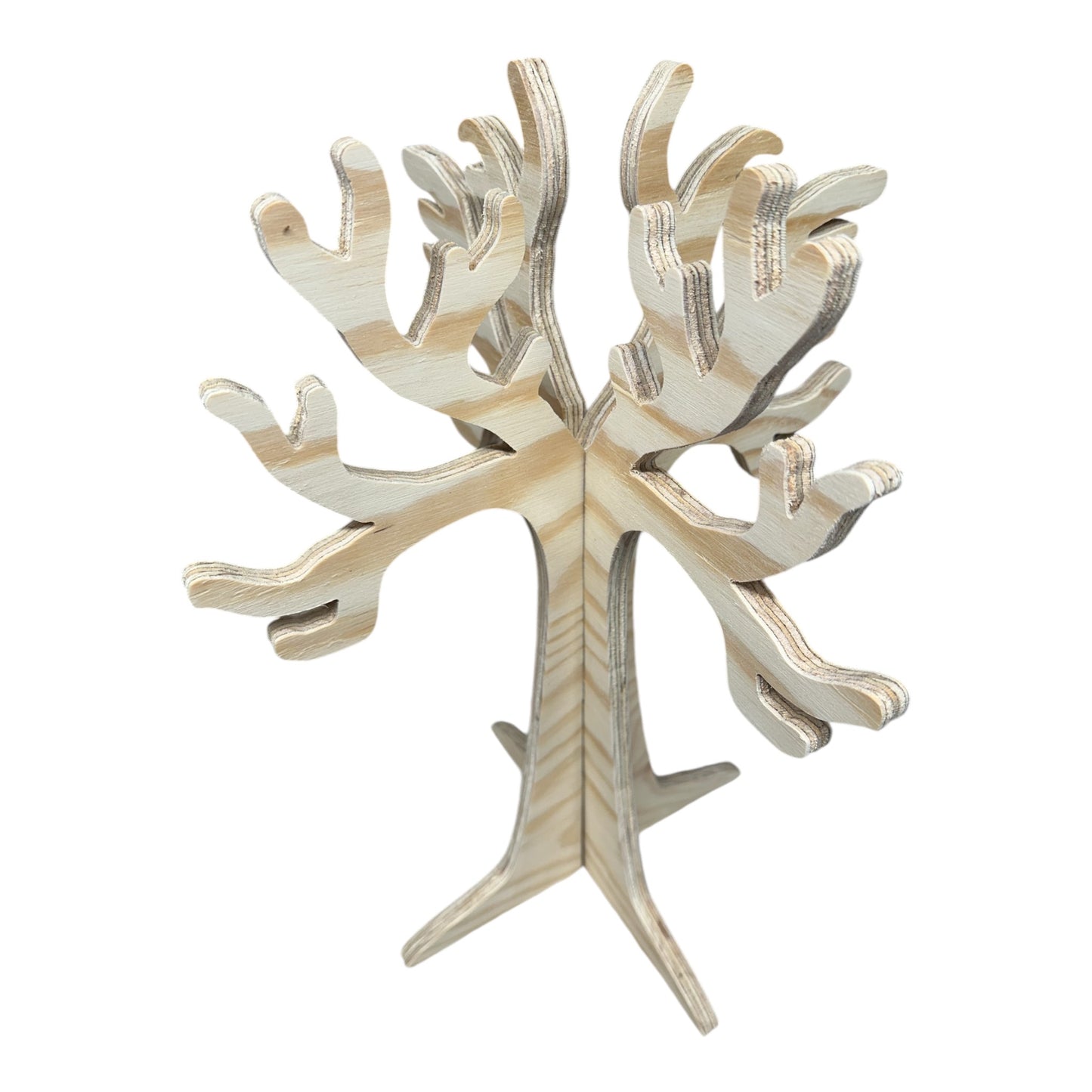 Plywood Tree Necklace Stand Jewellery Display