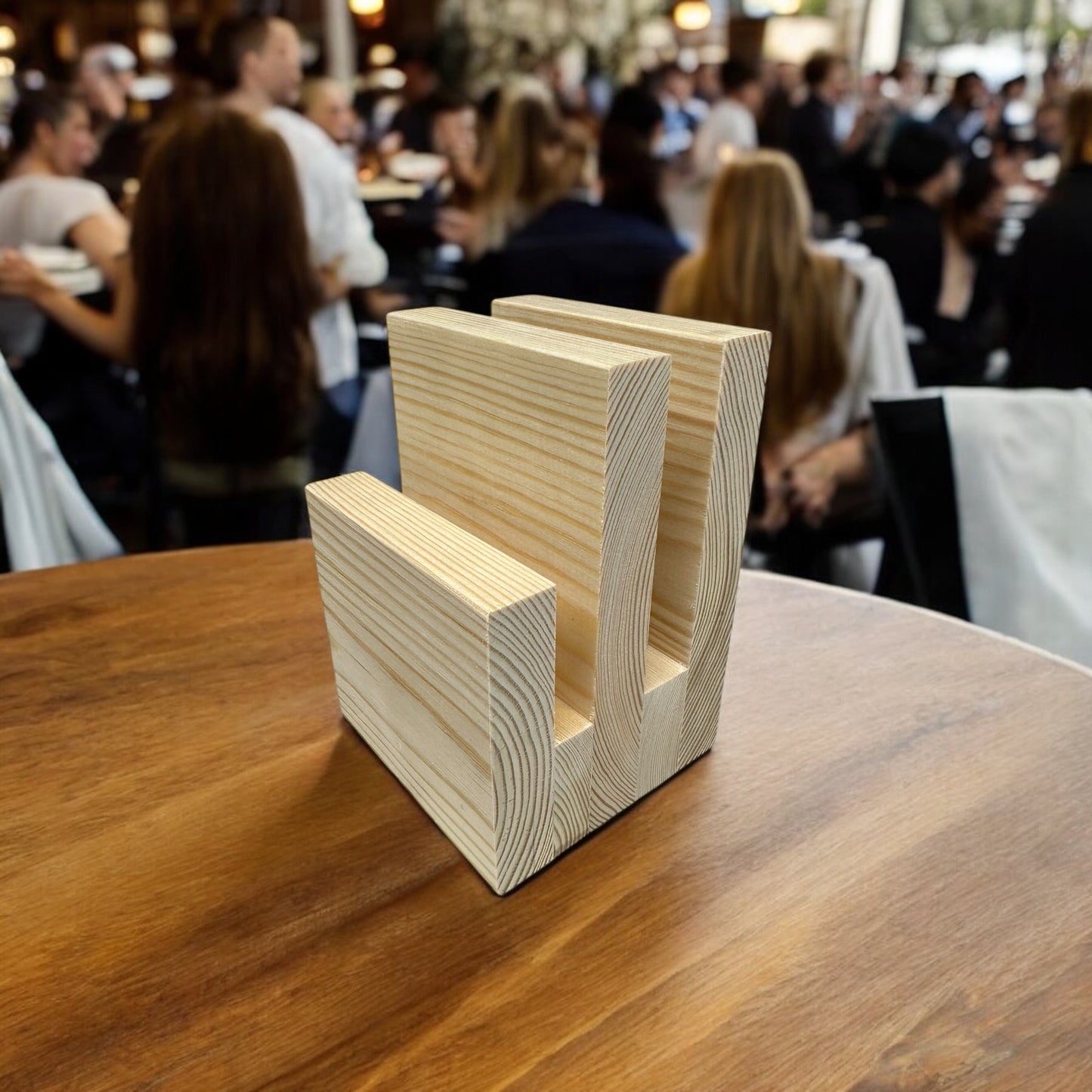 Wooden Menu Holder | Restaurant Menu Holder | Table Menu Display