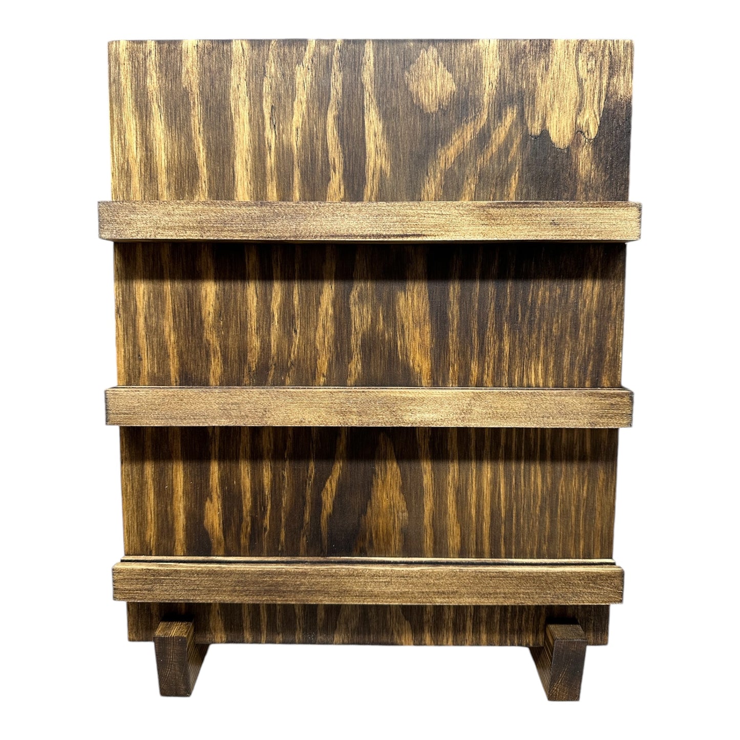 Grooved Card Backed Product Display Plywood Earring Card Display