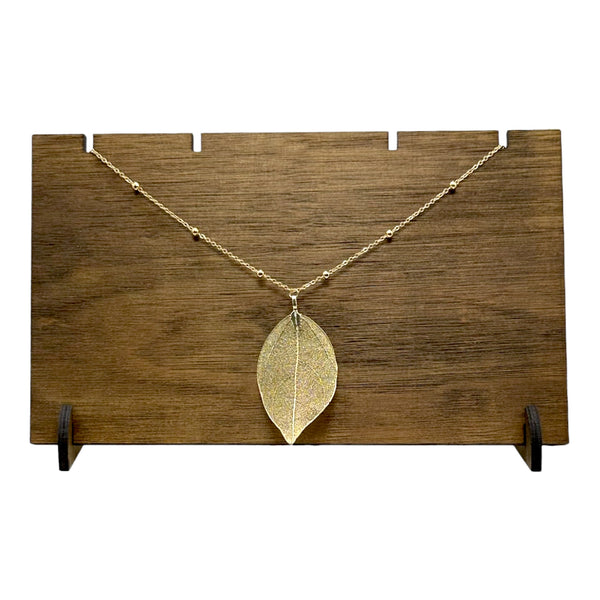 Plywood Necklace Display Rectangle Collapsible