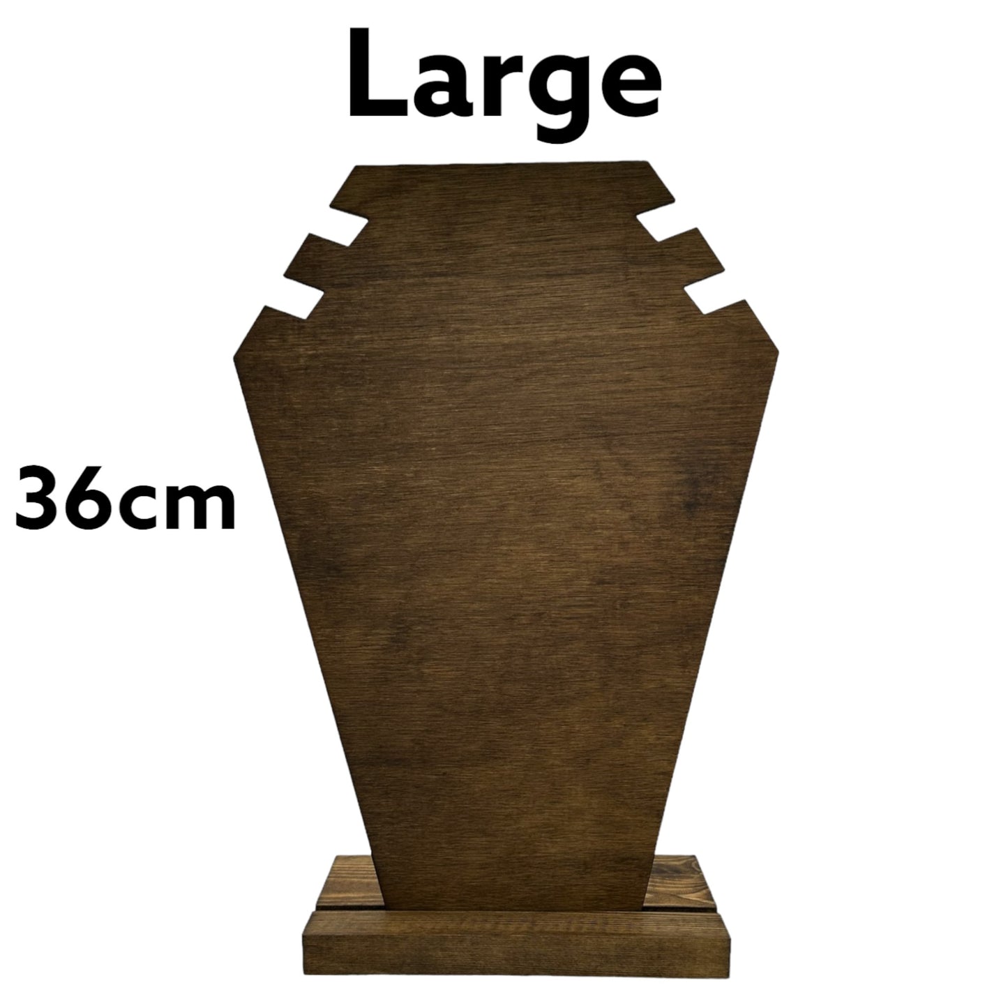 Plywood Bust jewellery display large size