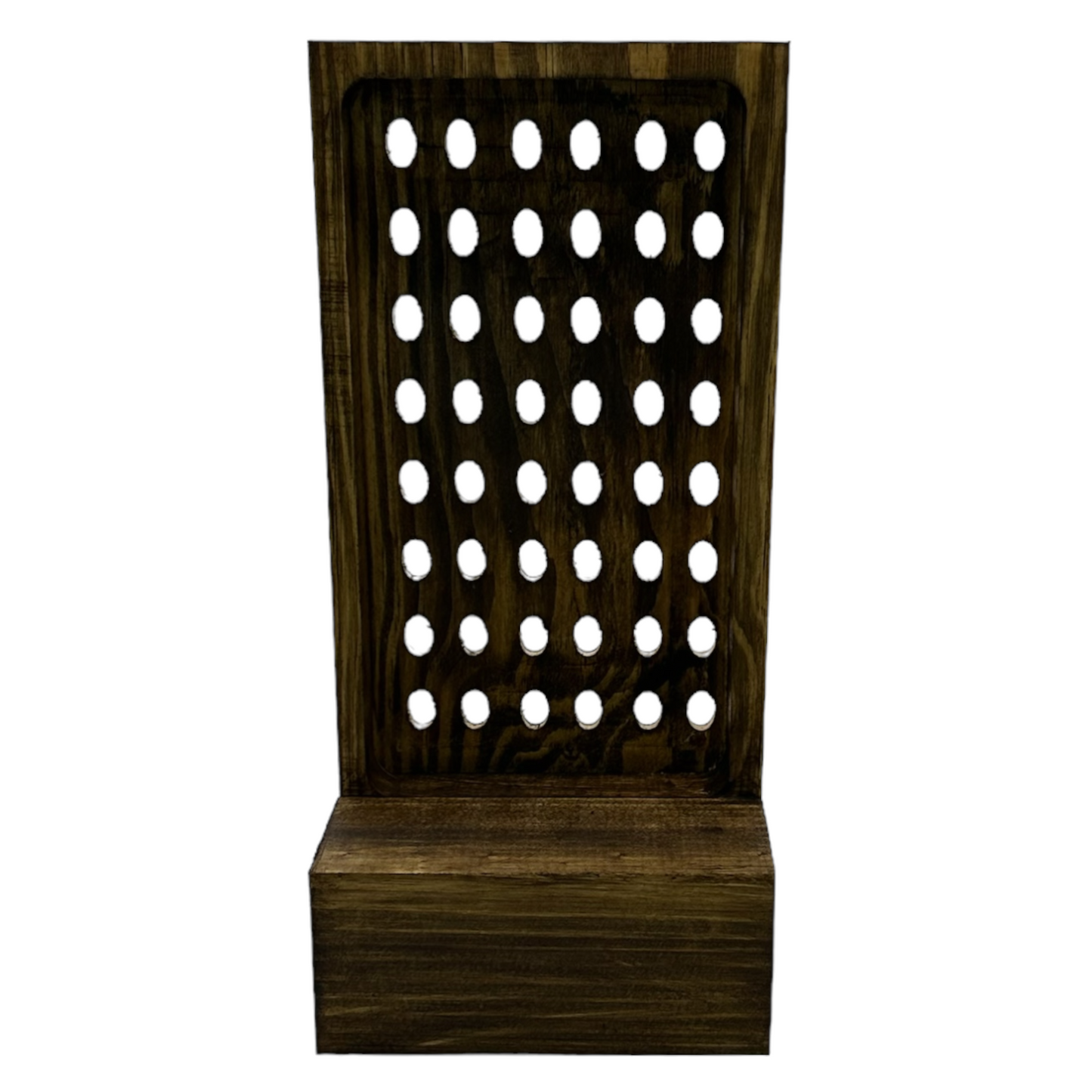 Solid Wooden Drop Earring Storage back