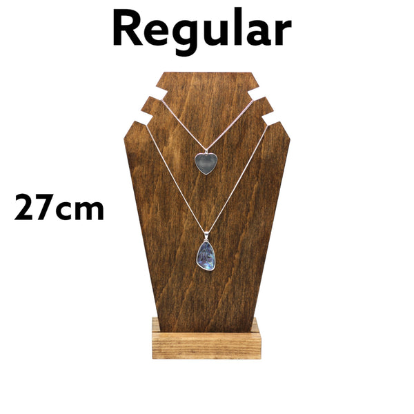 Plywood Bust jewellery display regular size