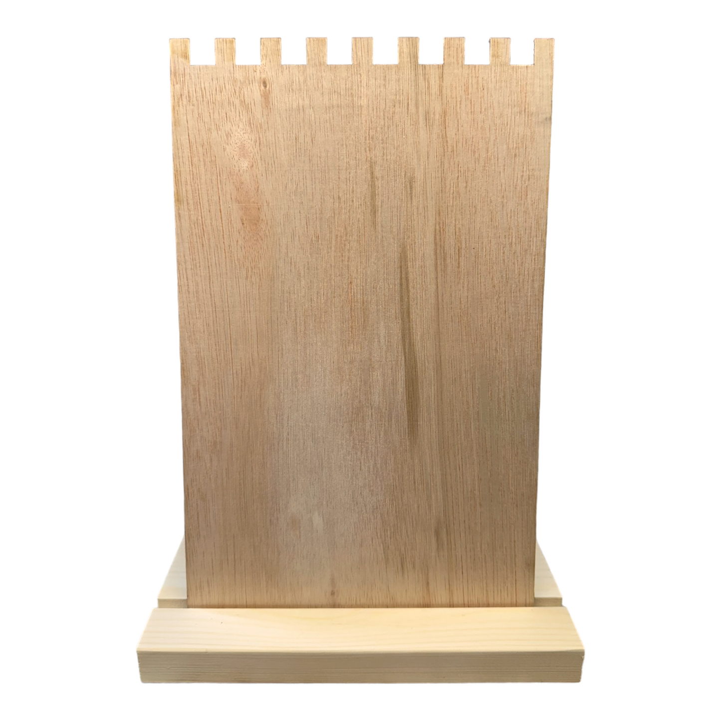Multi-Groove Plywood Necklace Display