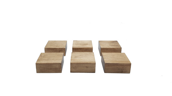 Wooden blocks set of 6 