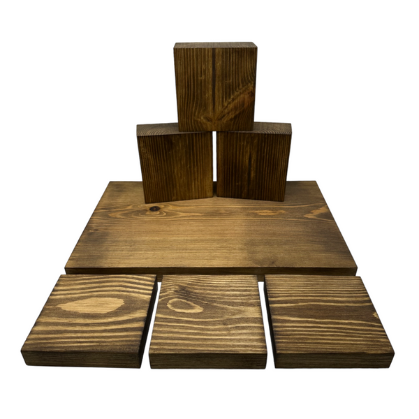 Wooden Display 7 Piece Set