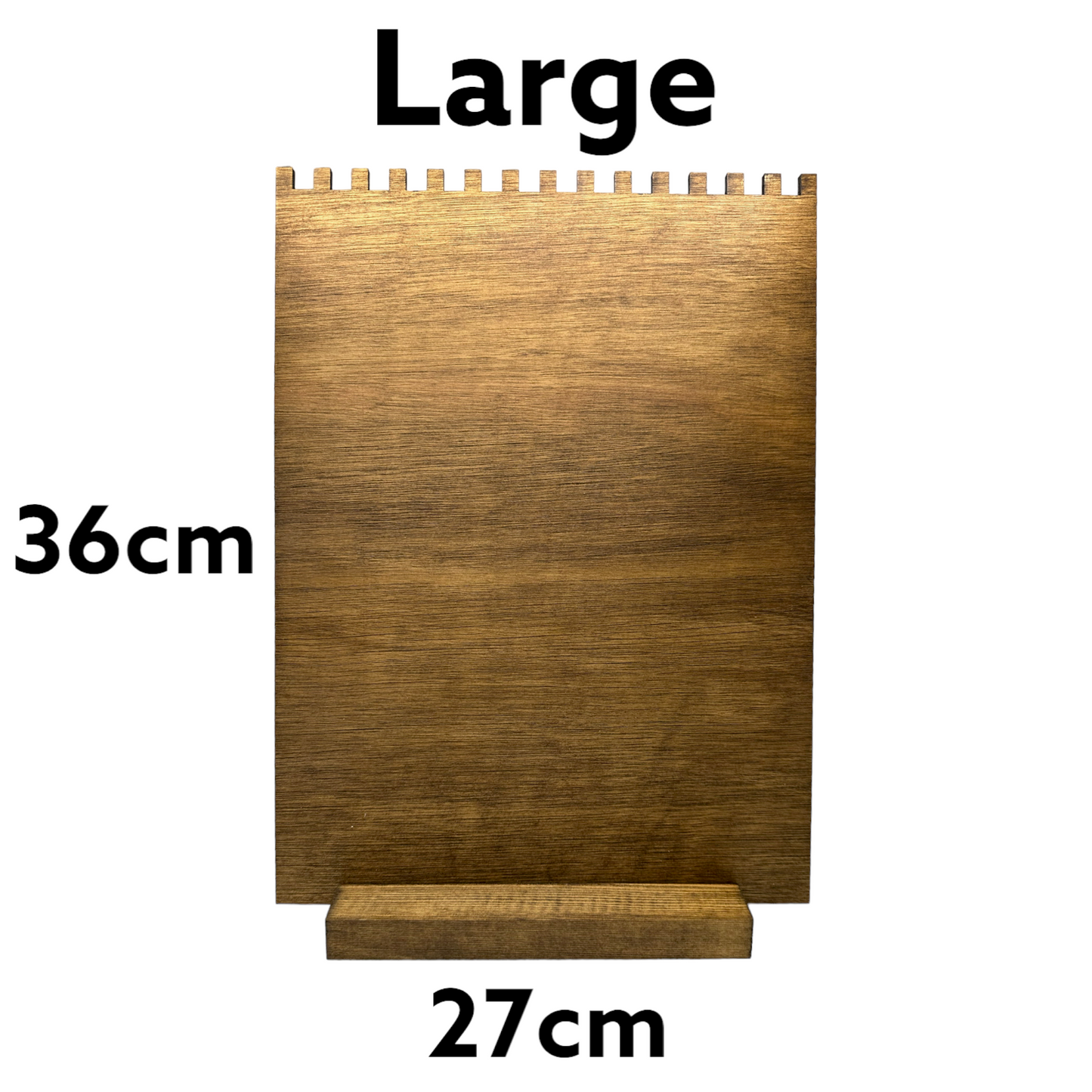 plywood necklace display large size