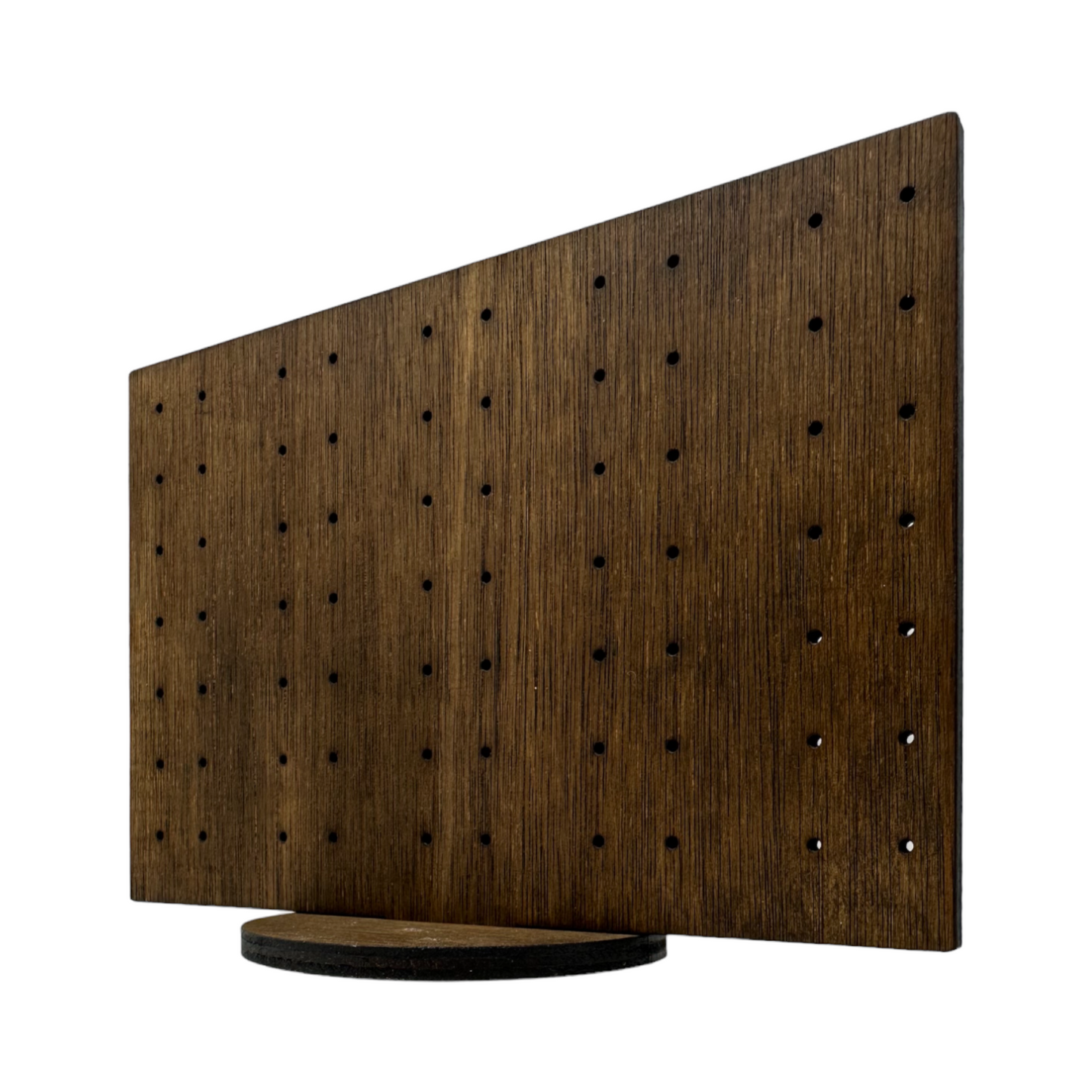 Rectangular stud earring holder side view