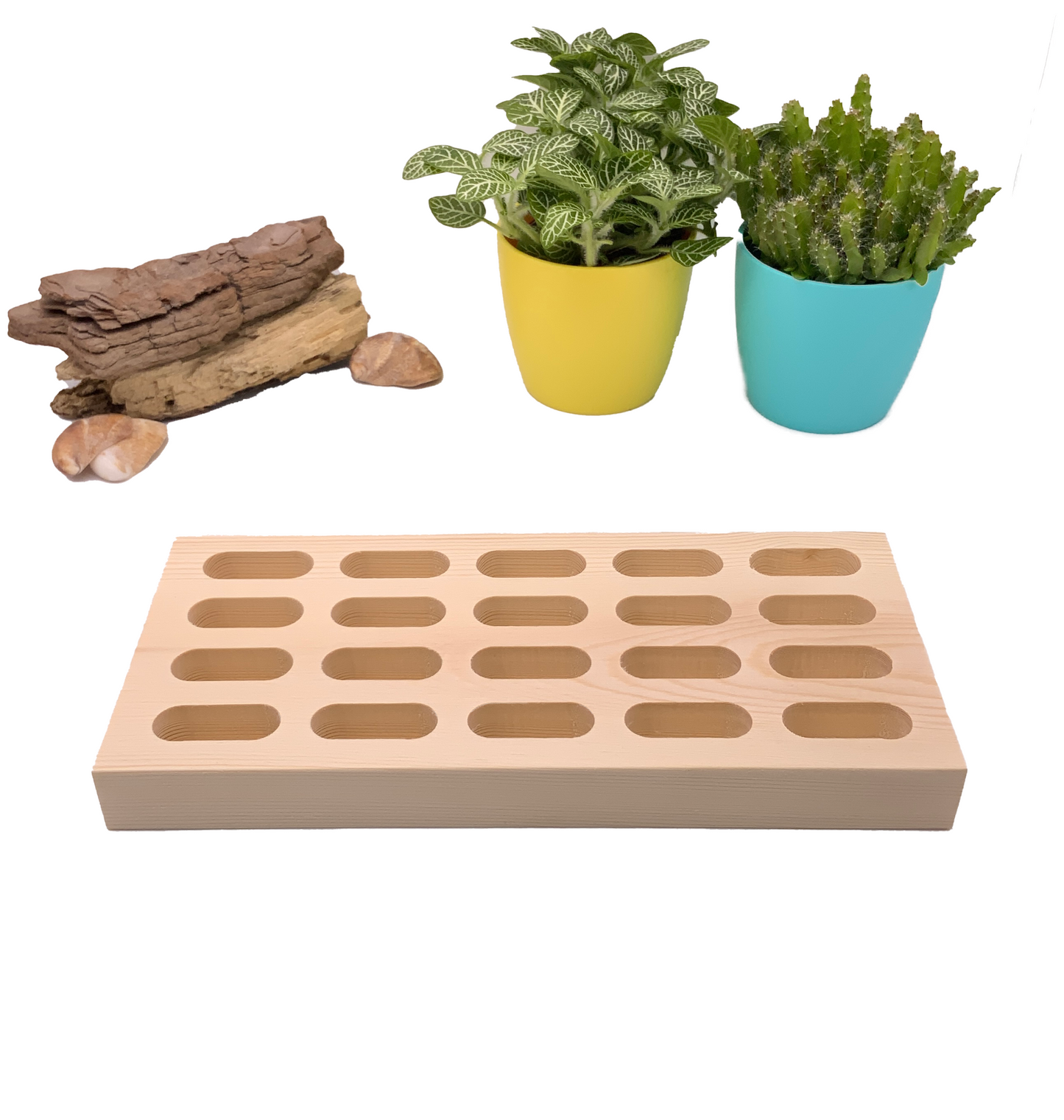 wooden ring tray No finish