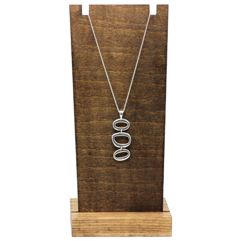 V Shaped ply Necklace Display 