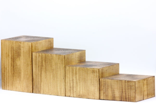wooden blocks set of 4