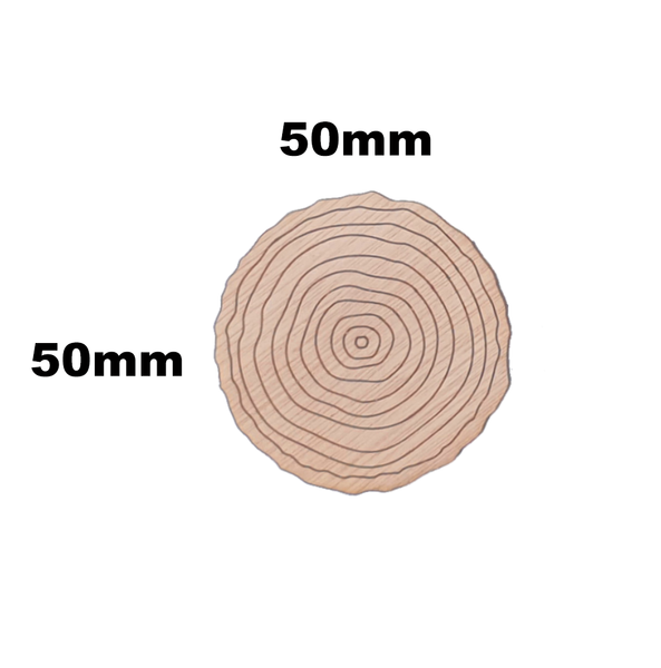 50mm plywood slice with sizes