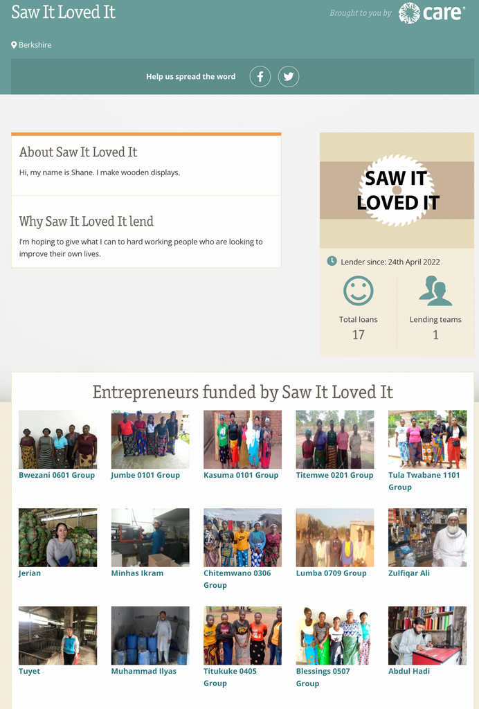 Lendwithcare - Make A Big Difference To A Small Business