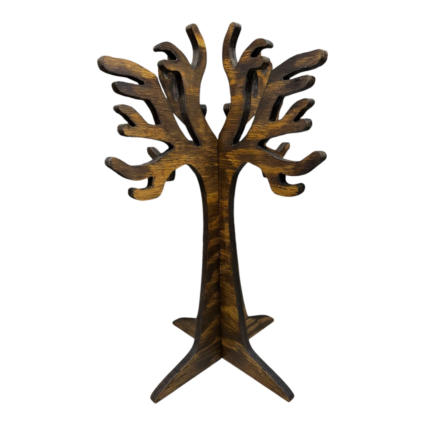 Plywood Tree Necklace Stand Jewellery Display