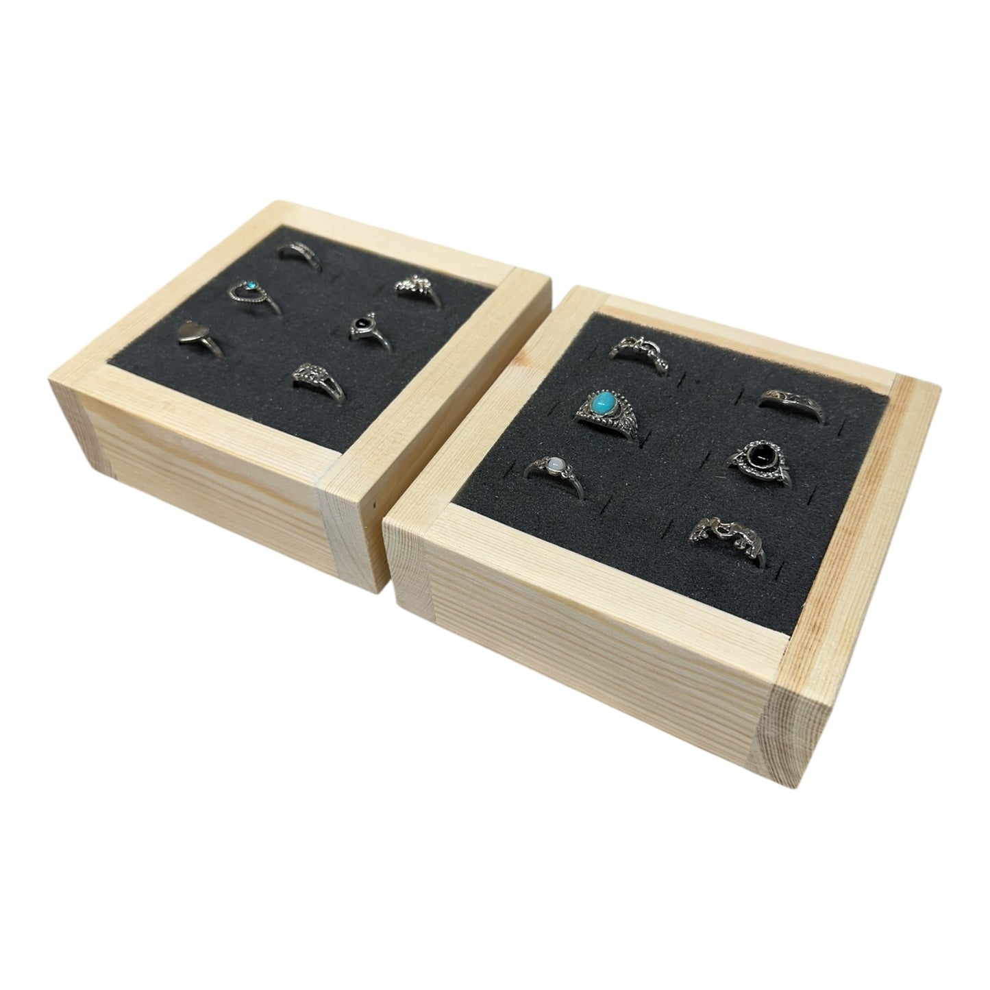 Square Foam Ring Tray - Pair