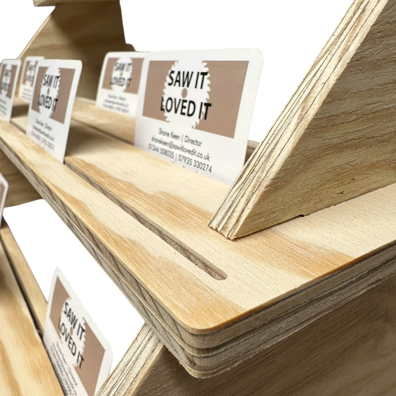 3 Tier Grooved Collapsible Display Stand Craft Fair Shop Display