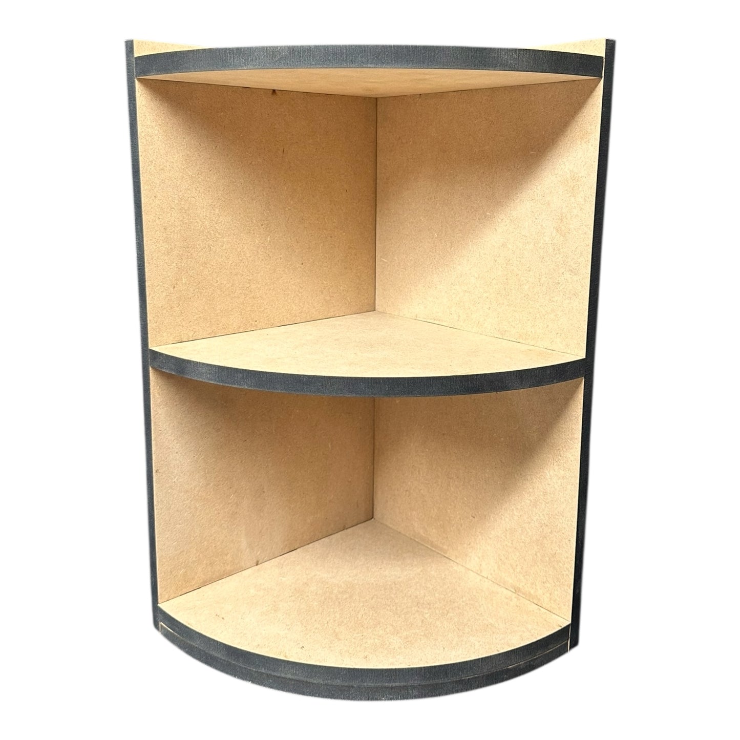 MDF Circular Corner Unit 40CM Tall Collapsible Shelving Unit