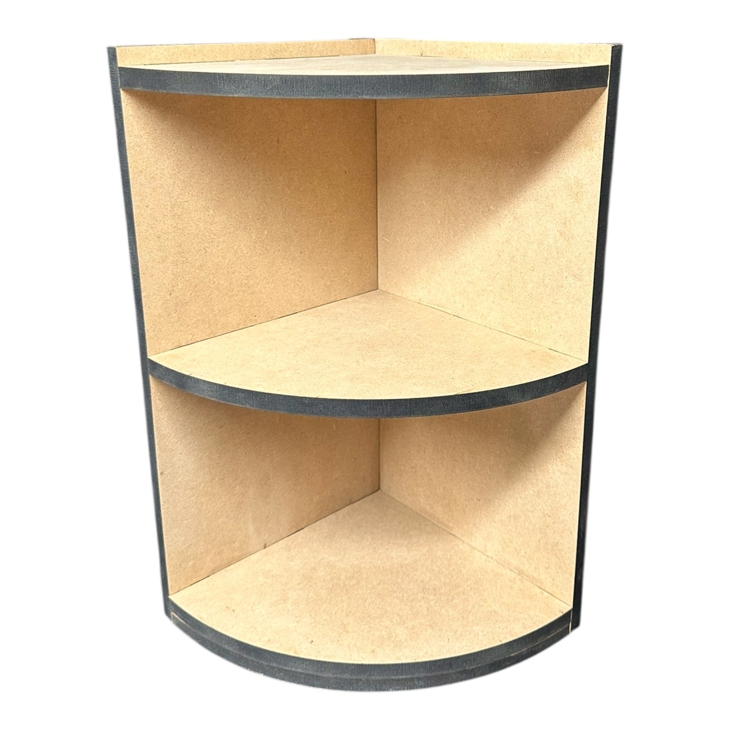 MDF Circular Corner Unit 40CM Tall Collapsible Shelving Unit