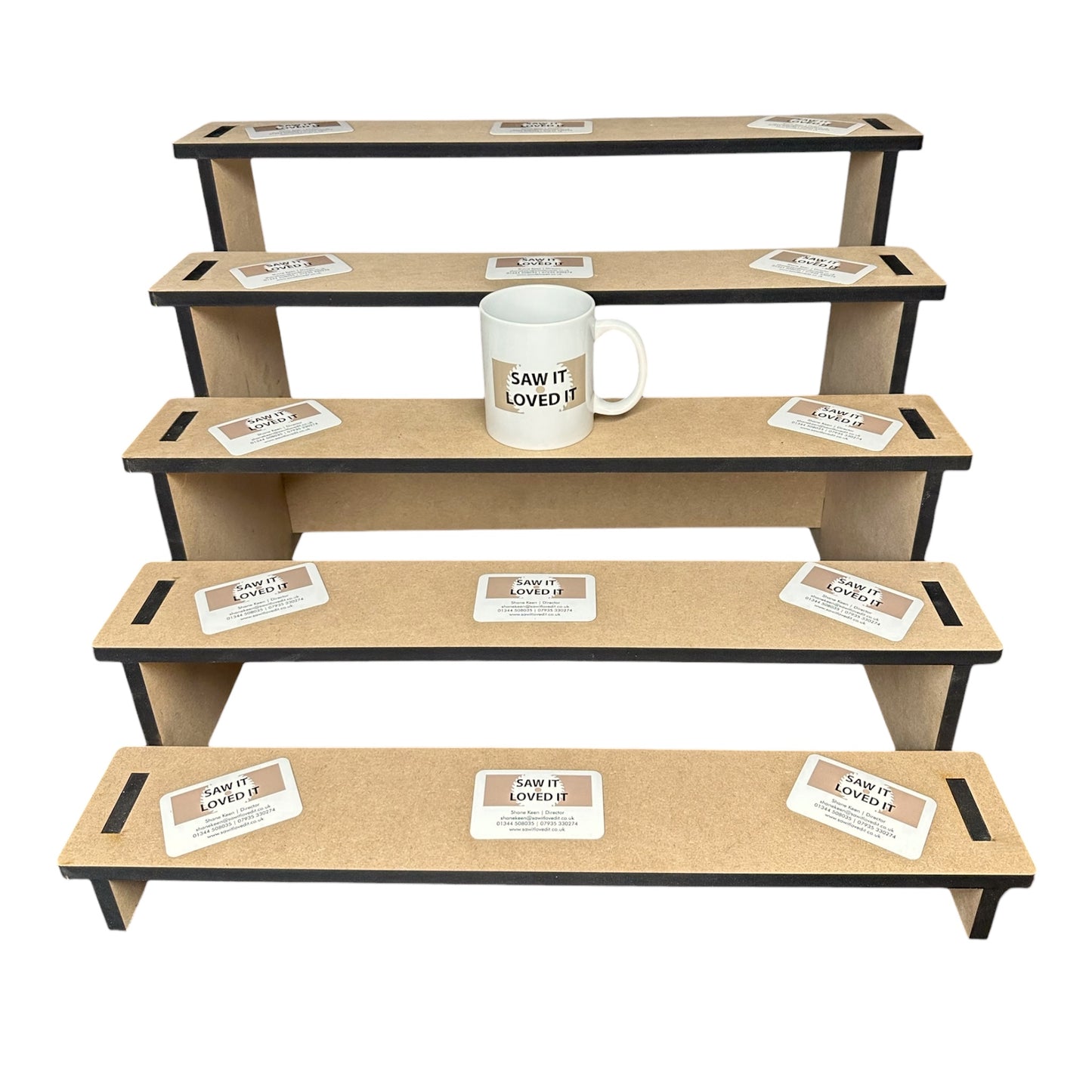 Multiple Tier 12mm MDF Collapsible Display Stand | Craft Fair Shop Display