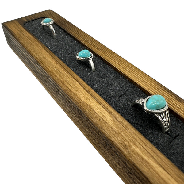 Ring display with foam inserts - set of 4