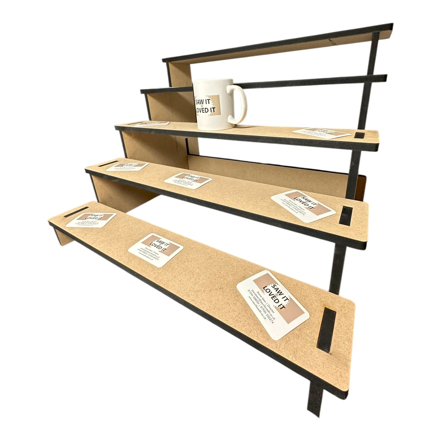 Multiple Tier 12mm MDF Collapsible Display Stand | Craft Fair Shop Display