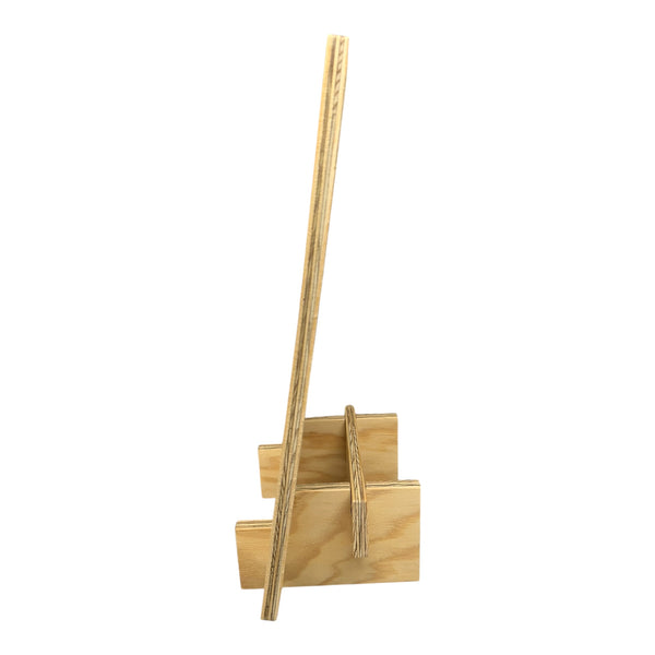 Multi-groove Wooden Necklace Display | Necklace stand