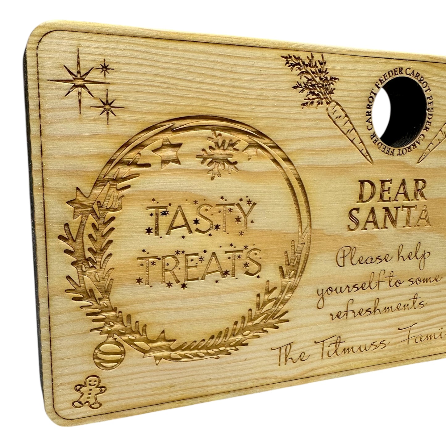 Custom Christmas Eve Board | Family Christmas Keepsake Gift