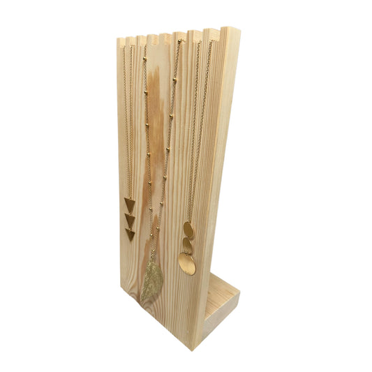 Grooved Top Necklace Display
