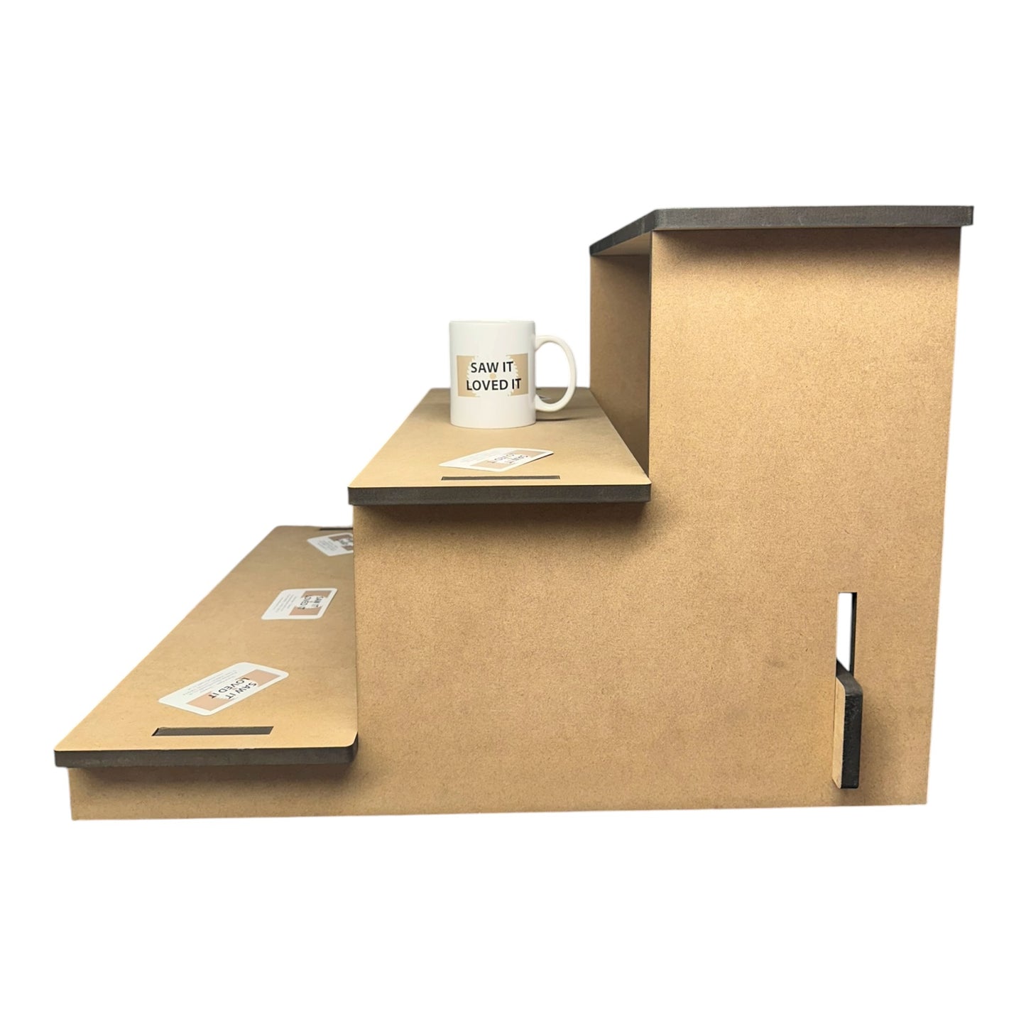 Multiple Tier 12mm MDF Collapsible Display Stand 20cm Deep Shelves | Craft Fair Shop Display