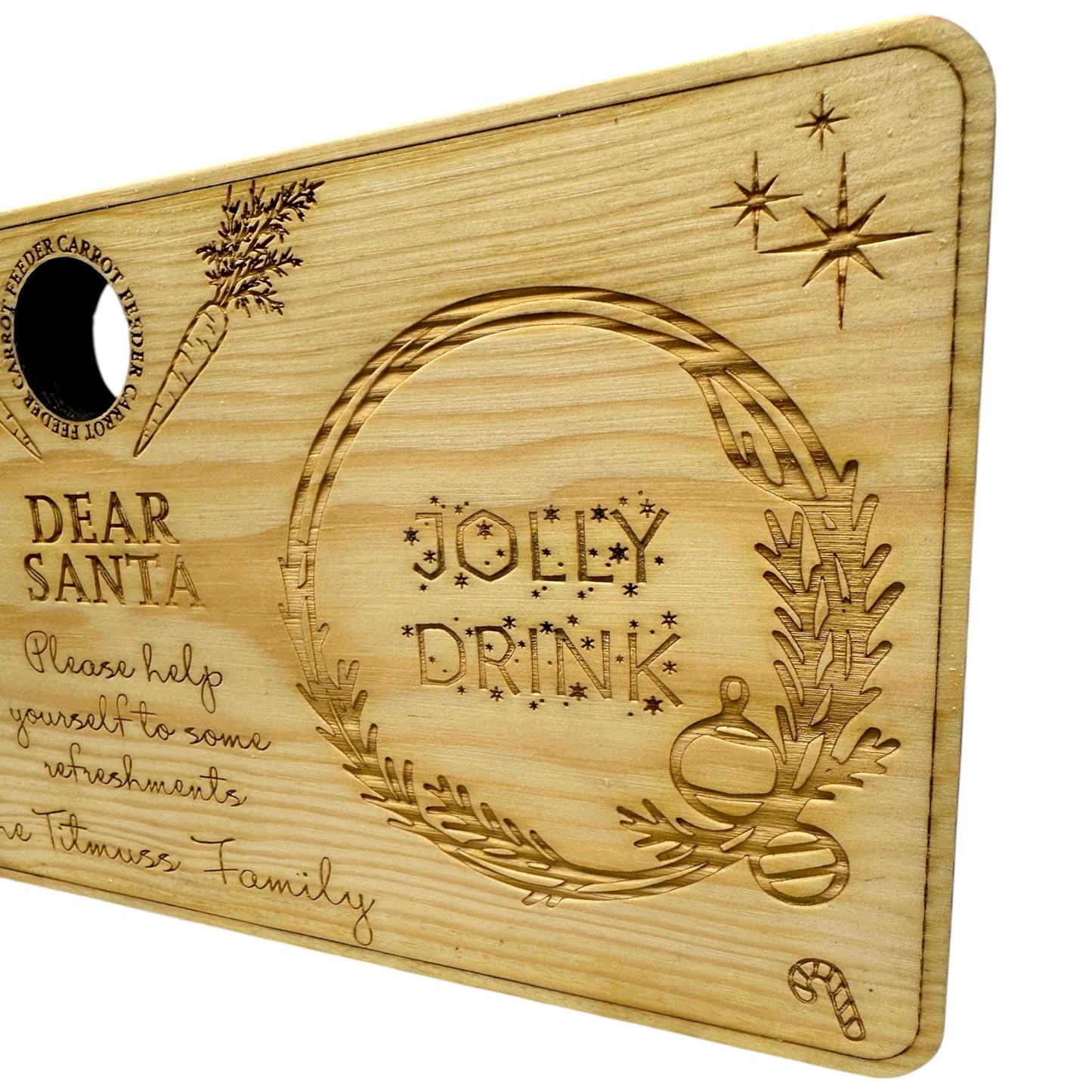 Custom Christmas Eve Board | Family Christmas Keepsake Gift
