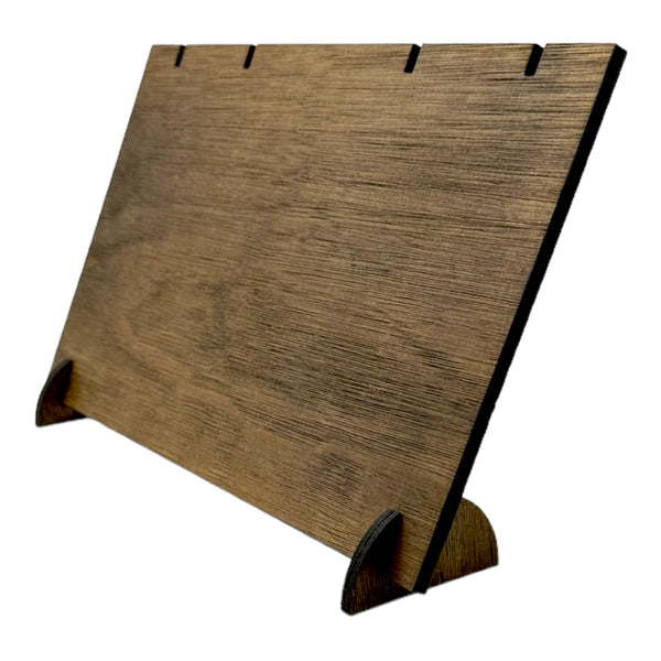 Plywood Necklace Display Rectangle Collapsible