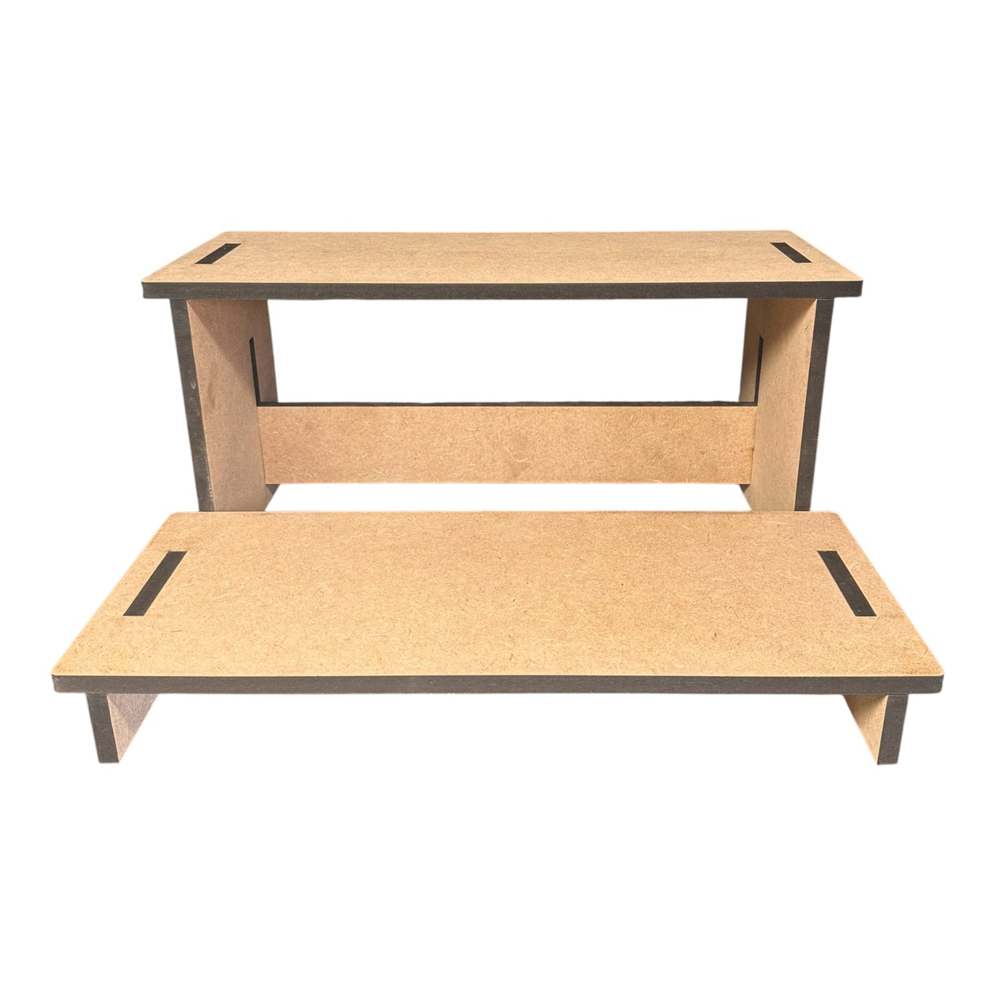 Multiple Tier 12mm MDF Collapsible Display Stand 20cm Deep Shelves | Craft Fair Shop Display