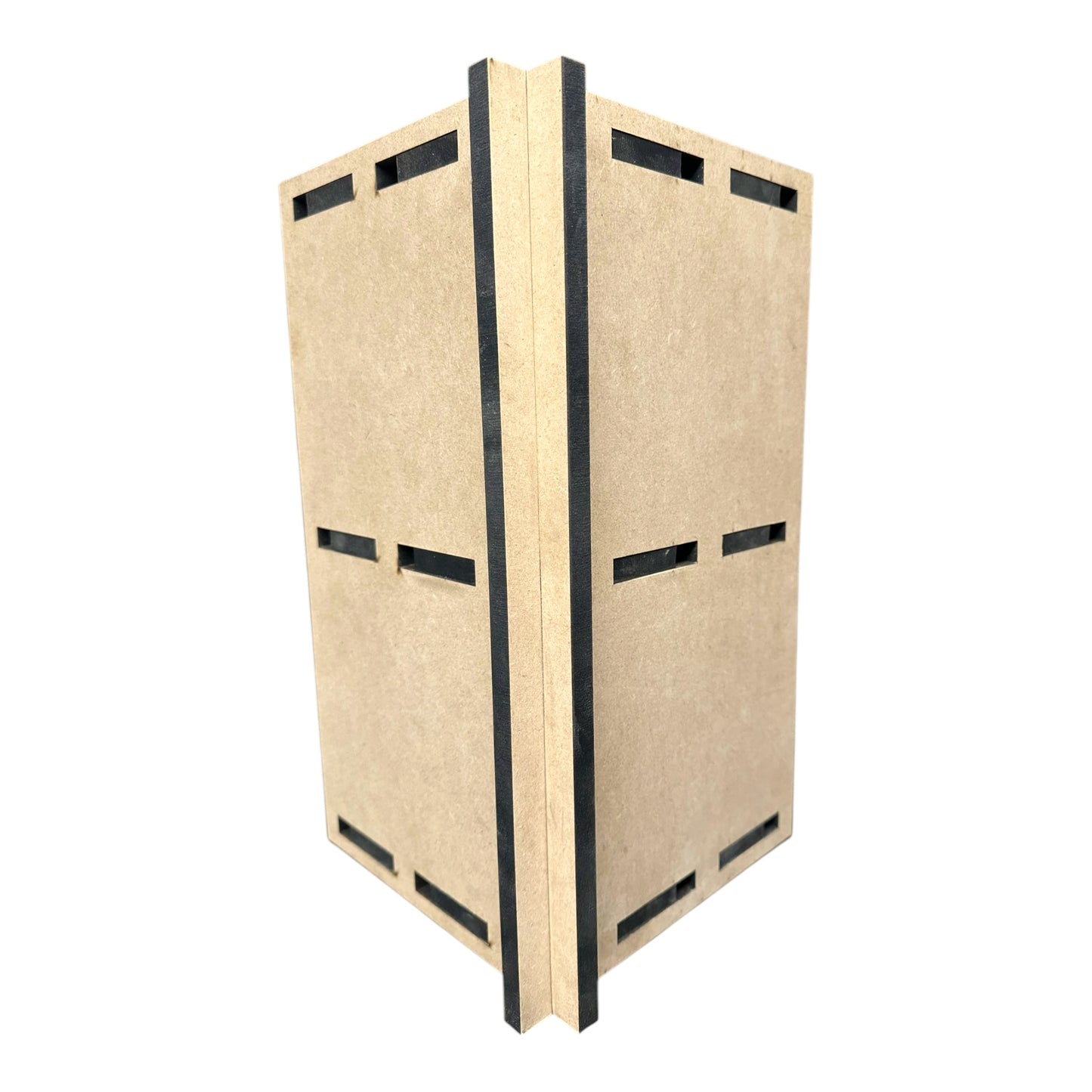 MDF Circular Corner Unit 40CM Tall Collapsible Shelving Unit