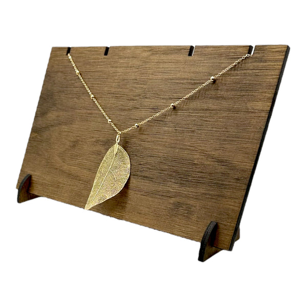 Plywood Necklace Display Rectangle Collapsible