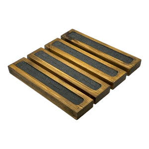 Ring display with foam inserts - set of 4