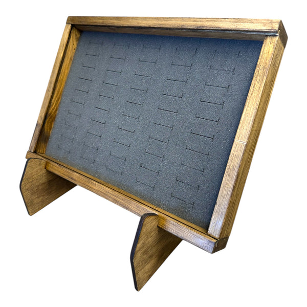 Ring Tray With Foam Insert And Sliding Lid Holds 50 Rings