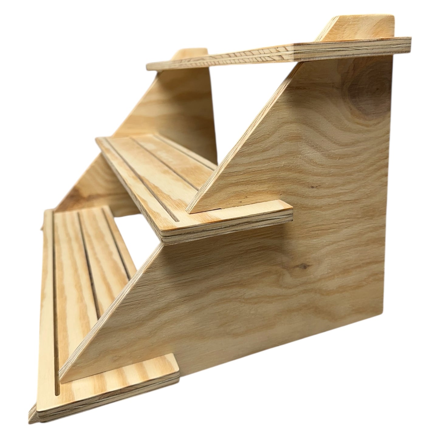 3 Tier Grooved Collapsible Display Stand Craft Fair Shop Display