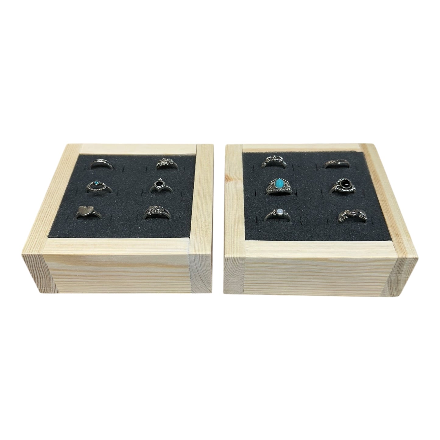 Square Foam Ring Tray - Pair