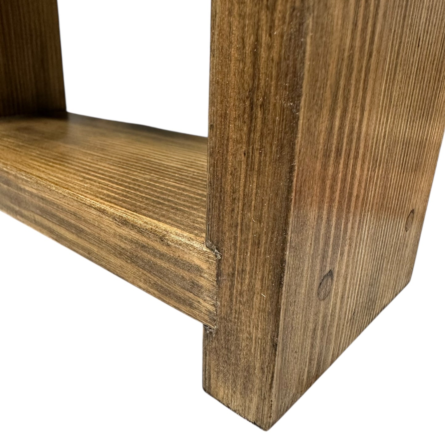 Two Tier Wooden Product Display Stand