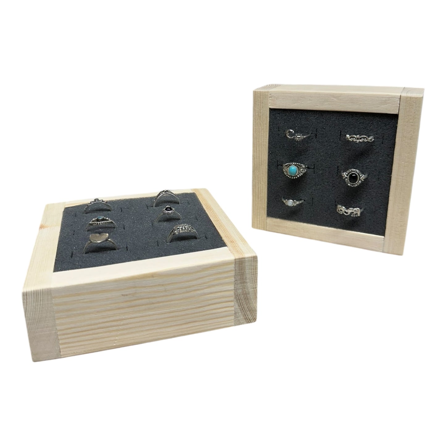 Square Foam Ring Tray - Pair