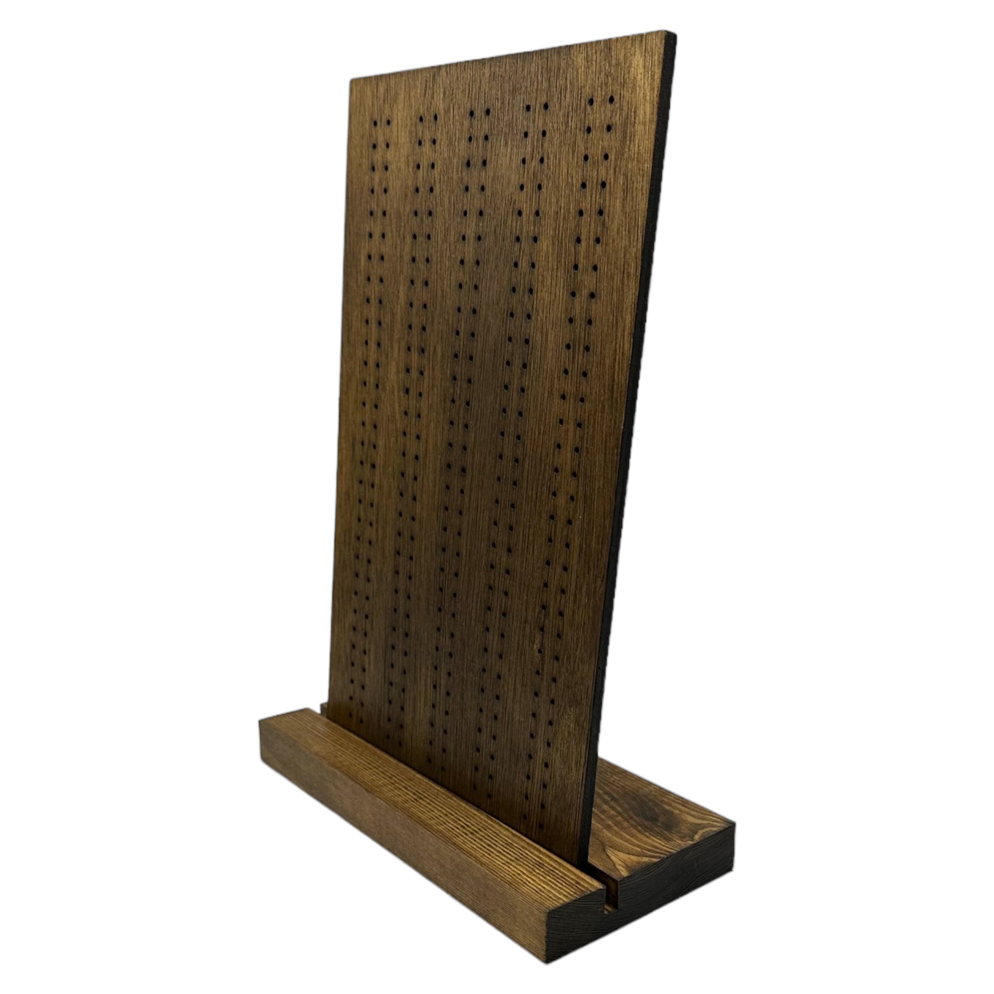 Wooden plywood earring display