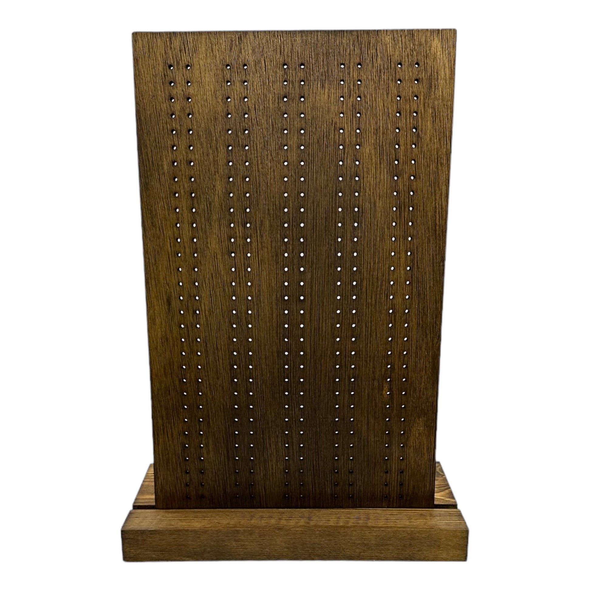 Wooden plywood earring display