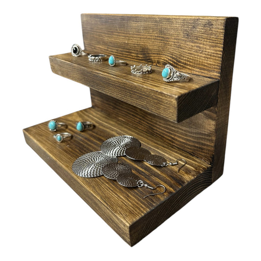 Two Tier Jewellery Display | Bracelet and Ring Display