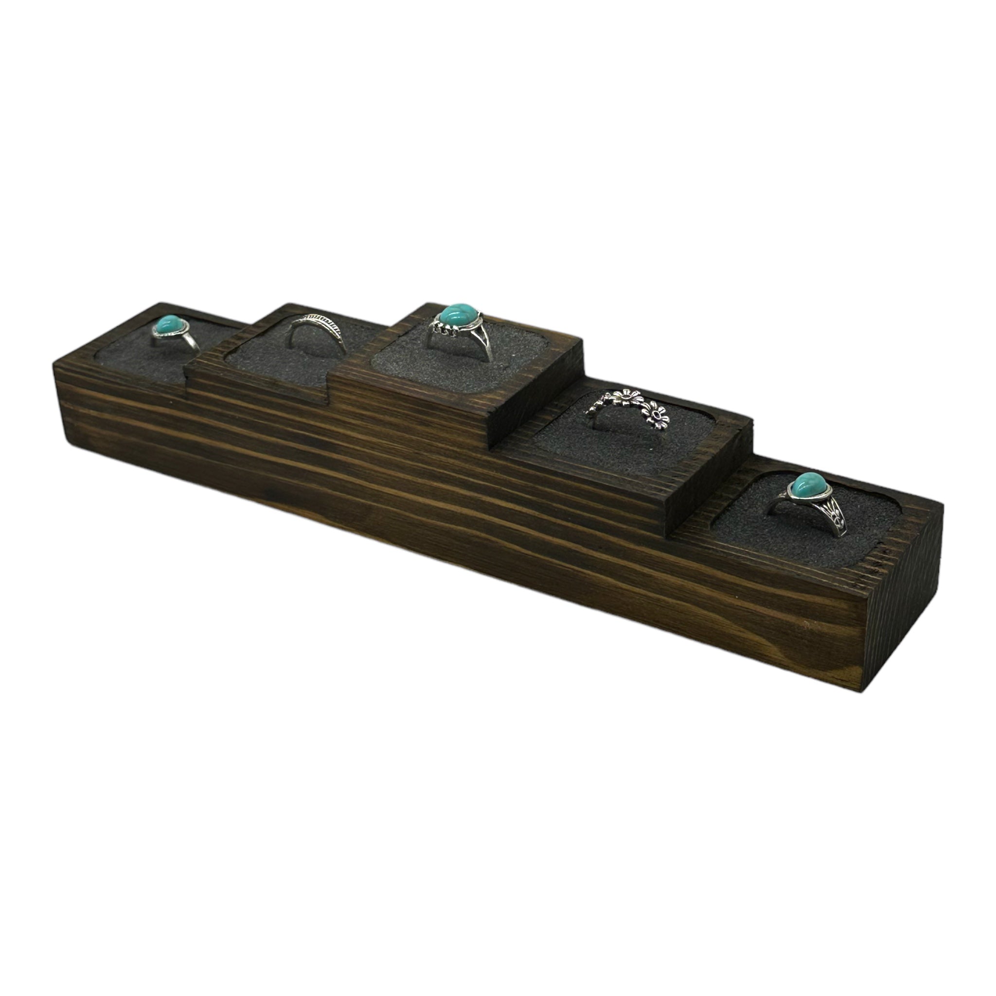 Stepped Ring Display With Foam Inserts – Saw It Love It