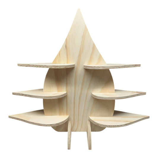 Leaf Shaped Plywood Display
