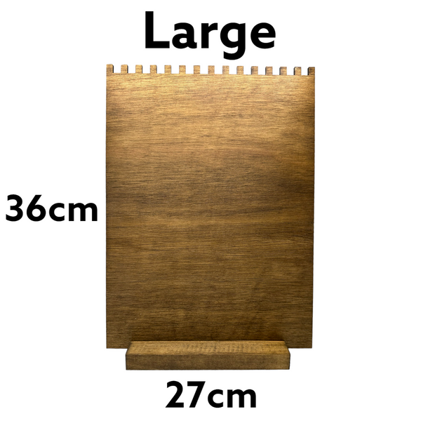 plywood necklace display large size