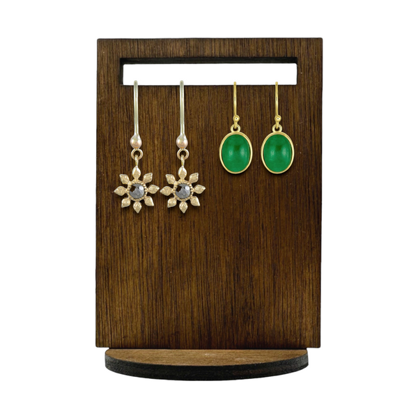 Rectangular slot earring display